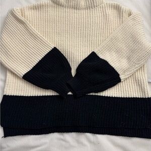 Colorblock Knit Sweater